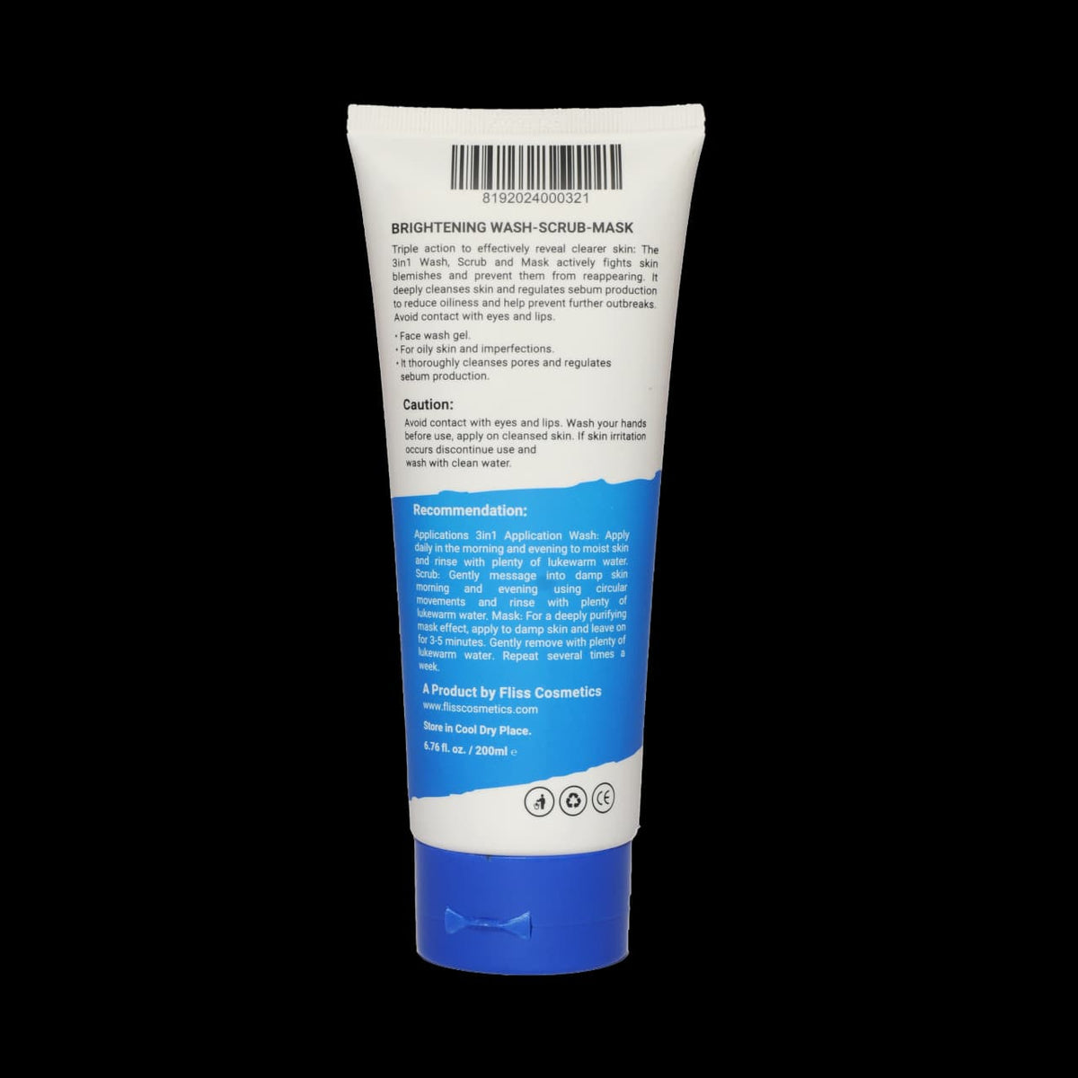 Fliss 3-in-1 Face Wash, Scrub & Mask โจ | Mirhaa Beauty Store