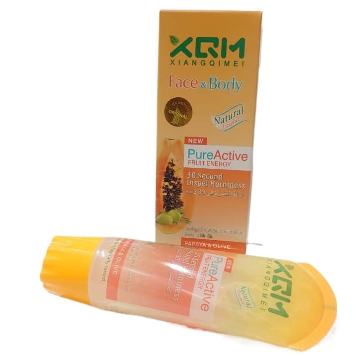 XQM Exfoliating Face & Body Scrub Gel โ Pomegranate & Vitamin C (100g) ๐โจ | Mirhaa Beauty Store