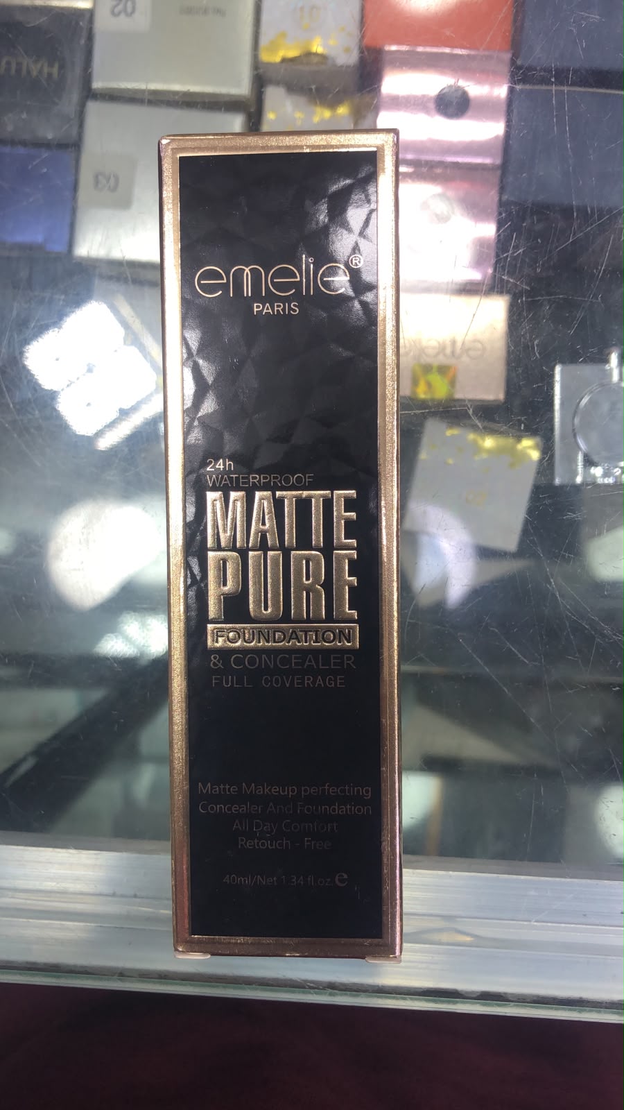 Emilie Paris 24H Waterproof Matte Pure Foundation & Concealer ⨠| Mirhaa Beauty Store