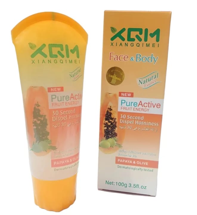 XQM Exfoliating Face & Body Scrub Gel โ Pomegranate & Vitamin C (100g) ๐โจ | Mirhaa Beauty Store
